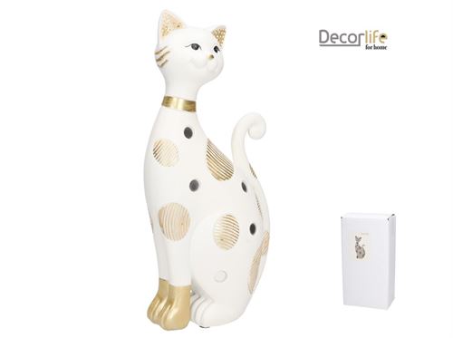 396729 FIGURA GATO UMARANI 12X6,5X26,5 CM