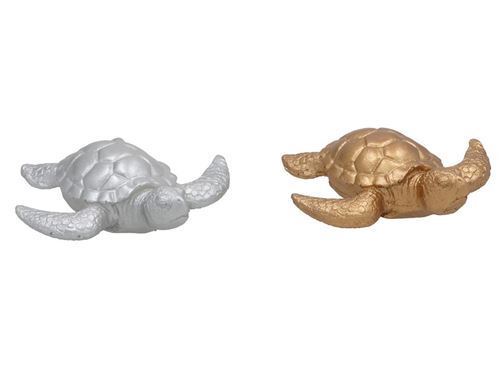 397238 MAHIT TARTARUGA FIGURA 2 COL SURT 10X10X3 CM RESINA