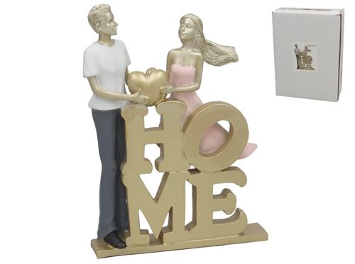 397320 FIGURA EU TE AMO 18X7X33 CM RESINA