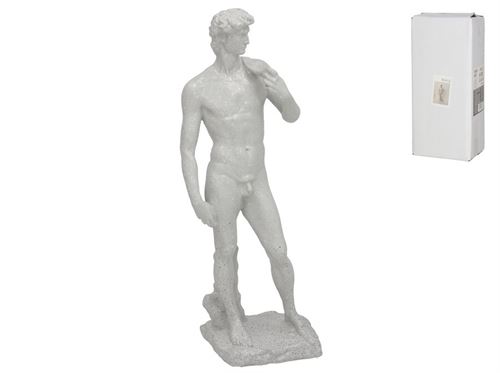 397603 FIGURA DECO HOMEM INDRA 11X8X30 CM RESINA