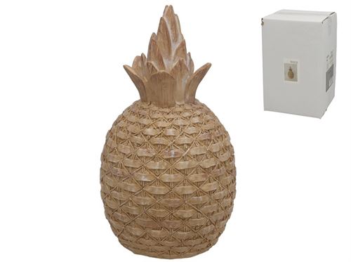 397900 FIGURA ANANAS DECO RAGA 14X14X24,5 CM RESINA