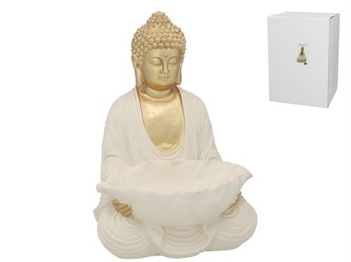 399126 FIGURA KANAN BUDA 20,5X17,8X29 CM RESINA