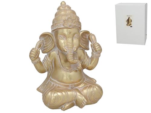 399201 FIGURA BALHAAR BUDA ELEFANTE 20.8X15X28 CM RESINA
