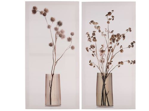 402864 QUADRO ALTO BRILLO 2 SURT FLORERO ANAS 30X60X1,8 C