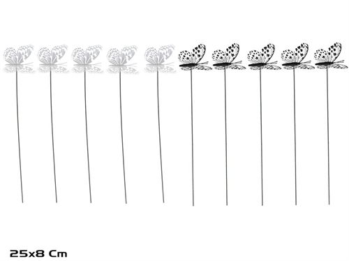 413617 ESPETO X10 PCS BORBOLETA NEO 2 SRT 25X8 CM