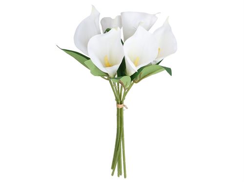 435060 RAMO TULIPA  AMARRADAS X 6 - 35 CM (BRANCAS)