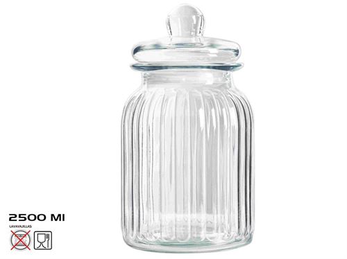 443706 FRASCO DE VIDRO GRETA 2500ML