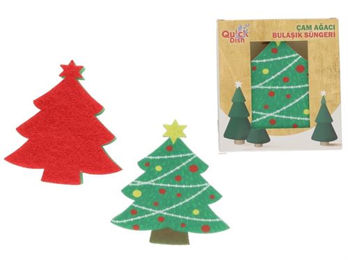 485584 ESPONJA LOIÇA NATAL 12,9X12X2,8CM