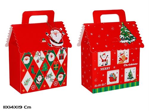 486956 CAIXA CARTAO NATAL 14X11X19CM