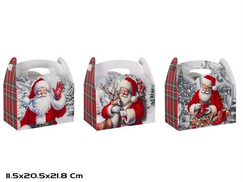 488356 CAIXA CARTAO XMAS 20,5X11,5X21,8CM