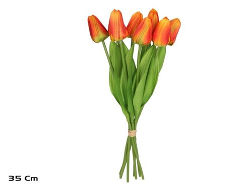 597515 RAMO TULIPA  35CM LARANJA