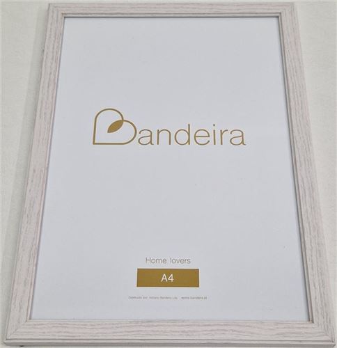 111830482 MOLDURA A4 BRANCO LAVADO