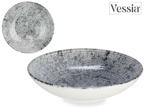 83778 PRATO PORCELANA FUNDO 21CM AZTECA