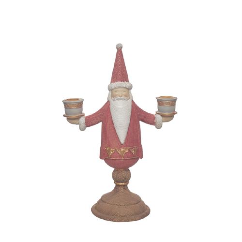 81813 NATAL - CASTIÇAL POLIRESINA PAI NATAL C 7,50 L 6,50 A 19,50