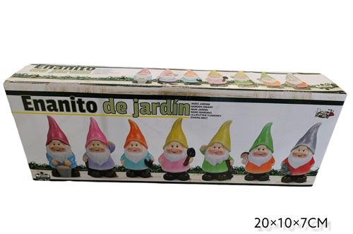 040899 ANAO JARDIM 20,5X10,8X7,5CM 7 SORTIDOS