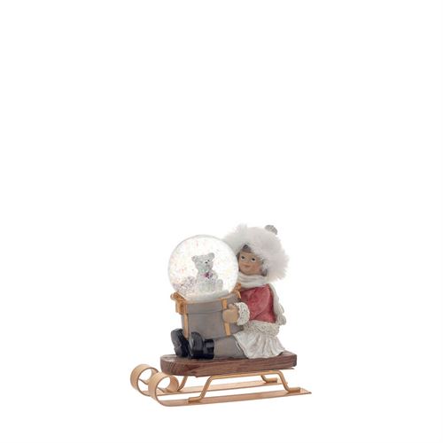 81807 NATAL - MENINA C/TRENÓ E BOLA DE NEVE C 10,50 L 6,50 A 11,00