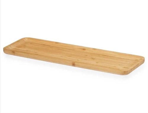 90955 BANDEJA RECTANGULAR BAMBU 46X15X1,6CM