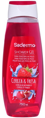 GEL DE BANHO CEREJA E MORANGO 750ML