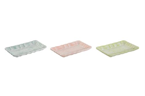 BD-211371 BANDEJA DE DECORAÇÃO MDF 19X12X2 DECAPÉ 3 MOD.