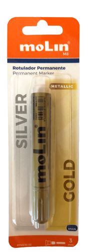 RTM230-01G MOLIN BLISTER 1 MARCADOR DE TINTA METALICA