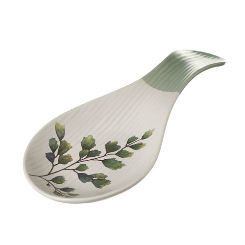 802391 SUPORTE COLHER CERAMICA PLANT STONEWARE 23X8.8X2.5