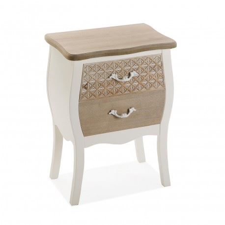21530013 MESA DE CABECEIRA AILEN 2GAVETAS 45X34X62