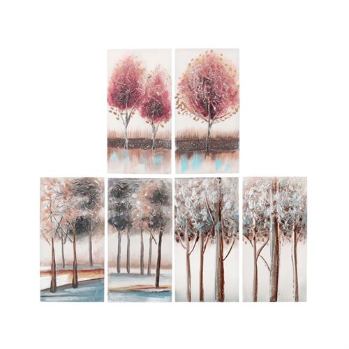 TELA ARVORES 30X60X3CM