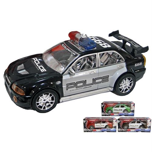 BRINQUEDO CARRO POLICIA 35X15X14CM