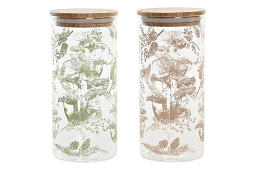 PC-200305 JARRA BOROSSILICATO BAMBU 10X10X22 1400ML, 2 MOD