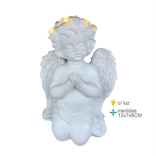 AR-78895 ANJO RESINA C/LUZ 17CM