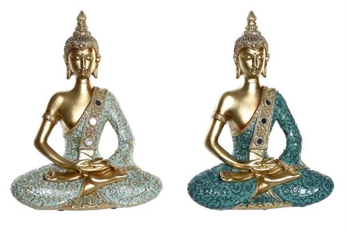 FIGURA DE RESINA 24X11X31,2 BUDDHA 2 VARIEDADE