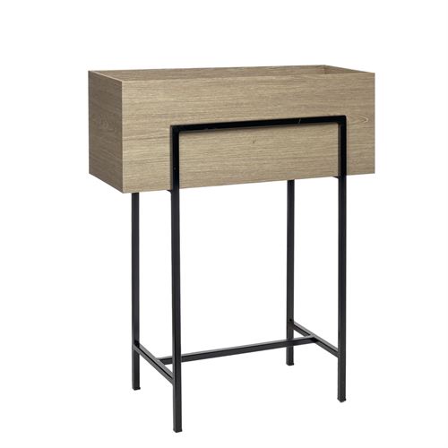 45209 FLOREIRA OAK SUP. METAL 65X25X93,5CM