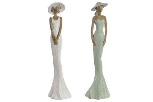 FD-210038 FIGURA RESINA 7,5X7,5X30 MULHER 2 MOD.