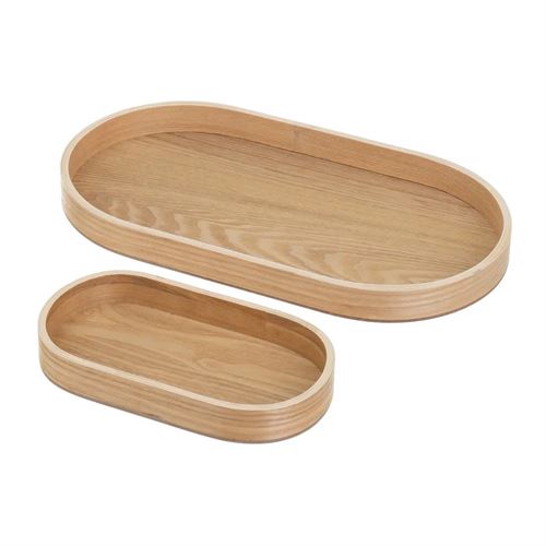 805550 BANDEJA OVAL SET2 NATURAL