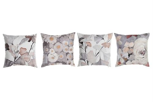 TX-205807 ALMOFADA DE POLIÉSTER 45X15X45 400 GR, FLORES 4 VARIEDADE