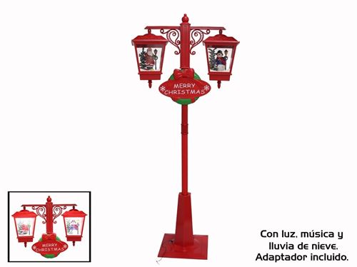 002309 CANDEEIRO DUPLO MUSICA LUZ 81X40X188CM