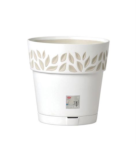 VASO OPERA CLOE BRANCO Ø30X29 CM