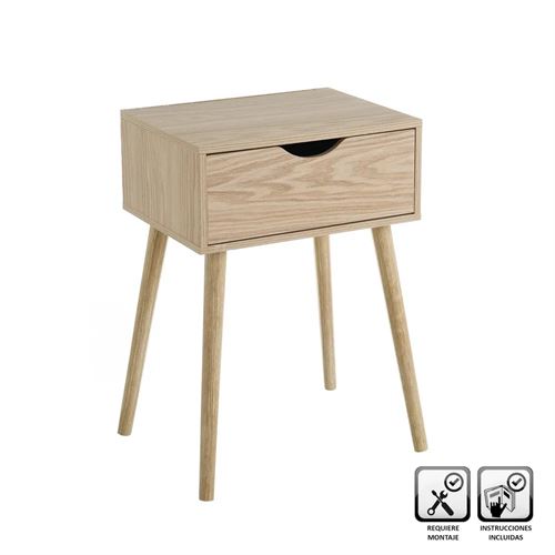 800237 MESA DE CABECEIRA PB 40X31X58 CM