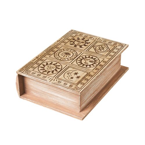 802968 CAIXA LIVRO MADEIRA 18X7,5X25CM