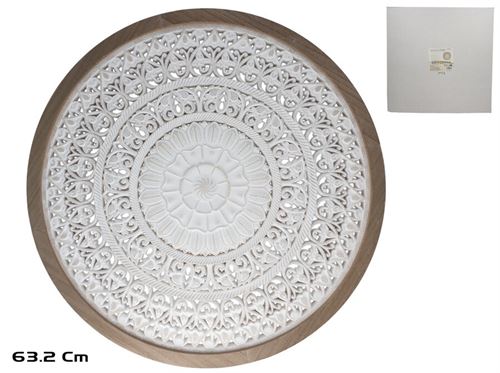 421810 PAREDE MANDALA ANJALY MDF 63,2X2X63,2 CM