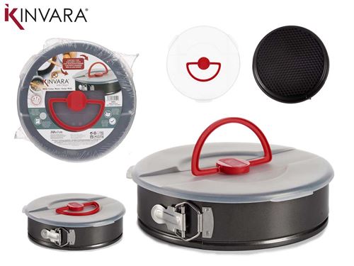 89952 FORMA ANTIANDERENTE COM TAMPA 26CM