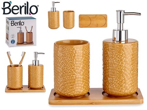 CONJUNTO WC CERAMICA/BAMBU