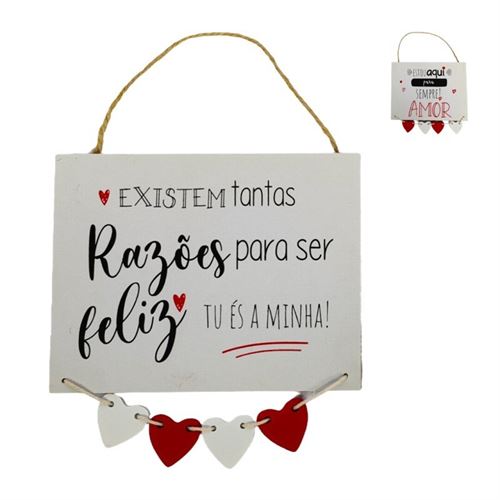 PLACA NAM MDF 18X18CM