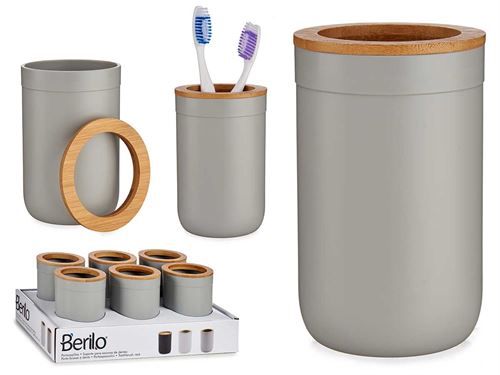 51717 COPO ESCOVA DENTES BAMBU