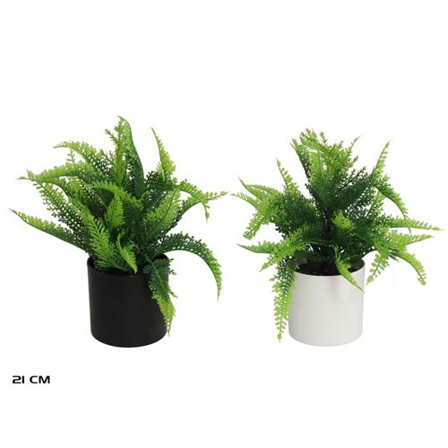 VASO PLANTA ARTIFICIAL 21CM