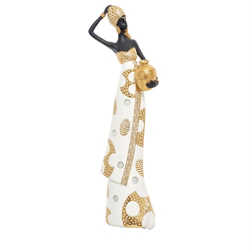 86550 FIGURA POLIRESINA AFRICANA C 14,50 L 10,00 A 44,50