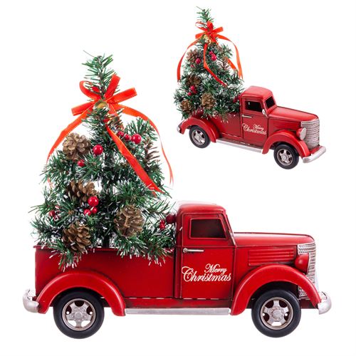 720565 CAMIONETA ARVORE METAL 39X10X37CM