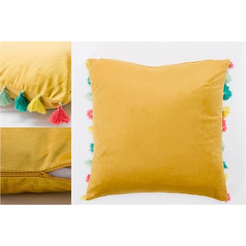 P190685754 ALMOFADA JNY19515 - OCHRE 45x45cm