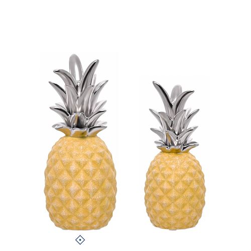 ANANAS CERAMICA SILVER SUN 24CM