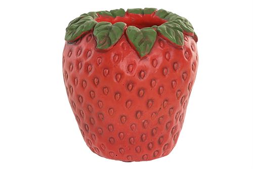 JR-221073 JARRA CIMENTO 12X12X13 MORANGO VERMELHO